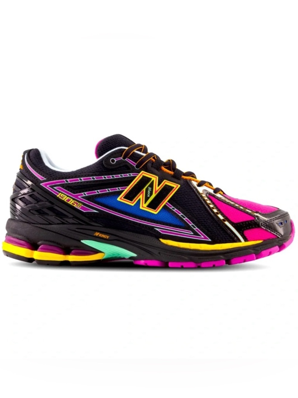 New Balance Women's Black, Pink & Yellow Athletic Running Shoes